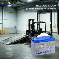 Batterie LiFePO4 prismatique 12V 150Ah pour chariot élévateur à moteur électrique, protection contre les courts-circuits, haute efficacité pour chariot élévateur à roues