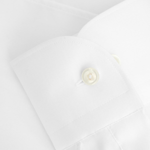 Herren Classic Solid <span class=keywords><strong>White</strong></span> <span class=keywords><strong>Dress</strong></span> Shirts Langarm Formale Büroarbeit Shirts Kragen für Sommer Casual Wear T-<span class=keywords><strong>Shirt</strong></span> - Product Image 2