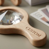 Lunettes optiques multifonctionnelles en bois OEM personnalisées avec filtre de couleur, prisme, loupe et lumière pour l'exploration scientifique – Jouet éducatif