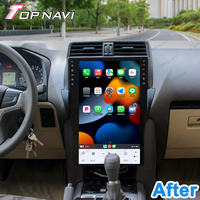 Système d'infodivertissement de voiture Android 11 de 13.6 pouces pour Toyota Prado 2018 2019 2020 lecteur multimédia de voiture avec navigation