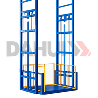 Ascenseur de marchandises certifié CE, 3000 kg, 5000 kg, hydraulique, en acier au carbone thermolaqué, pour quai logistique