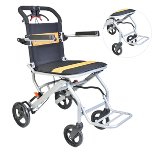 Práctico cinturón de seguridad para la silla de ruedas de 6 ", transpirable cojín de malla, reposabrazos abatible para silla de ruedas Manual, reposapiés plegable PU - Product Image 3