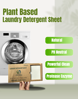 SINOLEKA 60 Feuilles de lessive biodégradables écologiques jetables Parfum de linge frais pour le lavage des vêtements