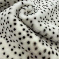 Cuir de mouton véritable imprimé à pois léopard pour la fabrication de sacs à main et de chaussures