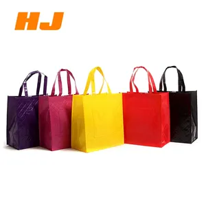 High Quality Wholesale Eco Laminated Non Woven Shopping Bag Set With Handle