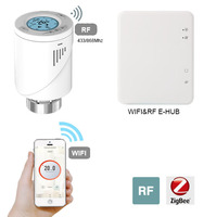 Válvula termostática Digital, válvula de radiador termostático, Trv, Wifi, Kit multizona