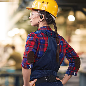 Auricular con Micrófono TechSide TSAG de Cable Espiral de 2 Pines Compatible con TI-F8+ Midland, Precio de Fábrica, Hecho en China - Product Image 5