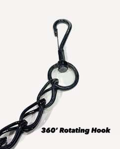 Laisse en chaîne robuste pour chien avec poignée en nylon souple - Product Image 2