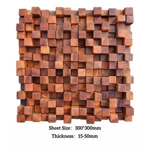 無垢材船モザイクテレビ背景壁ログ装飾ボード隠し扉ヨーロピアンポーチ茶室レストランホテル - Product Image 5