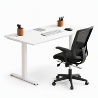 Bureau debout électrique moderne de haute qualité, réglable en hauteur, robuste, à double moteur, pour ordinateur, étude, poste de travail