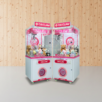 Machine à griffes d'arcade personnalisée à monnayeur pour centre de jeux, modèle anglais pour usage intérieur 110/220V US