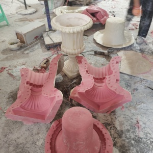 Molde para Macetas de Flores de Fibra de Vidrio y Silicona de Alta Calidad, Duradero, Reutilizable, Diseño Moderno para Decoración del Hogar y Jardín - Product Image 4