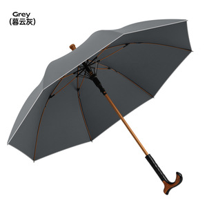 Innovate Walking <b>Stick</b> Umbrella Alloy 8 Ribs Manual Open Travel Rain And <b>Sun</b> Protection Minimalist Design - Product Image 5