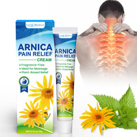 Krim Pereda Nyeri Sendi Arnica untuk Nyeri Otot dan Kenyamanan Lutut Salep Herbal Berbasis Tumbuhan untuk Kesehatan Sehari-hari OEM 20g