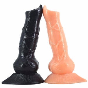 FAAK <span class=keywords><strong>Flexible</strong></span> Tier Hund Dildo Falsche Big Wolf Penis Künstliche <span class=keywords><strong>Sex</strong></span> Spielzeug mit saugnapf tier penis dildo Für Frauen - Product Image 2