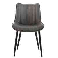 Chaise de salle à manger moderne de style marron Chaise de cuisine confortable et douce pour salle à manger