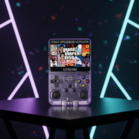 Console de jeu portable rétro LR Air Version R36S Mini, Rockchip RK3326, AK OS, 64 Go/128 Go, 3500 mAh, écran 3,5 pouces 640x480, jeux