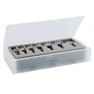 Juego de 6 piezas de brocas de sierra perforadora HSS para taladrar metal y madera - Product Image 2