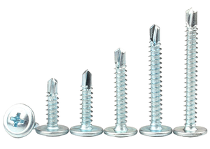Hoogwaardige Koolstofstalen Bevestigingsmiddelen Cross Drive Truss Kop Zelfboorschroeven - Product Image 6