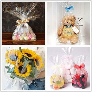 Cuộn Giấy Bóng Kính Trong Suốt Bóng Loáng Cho Hoa Polka Dot Gói Giấy Gói Trong Suốt - Product Image 3