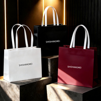 Sac à bijoux en kraft blanc résistant aux déchirures, pochette robuste à soufflets avec anse en ruban, testé pour l'emballage cadeau de colliers et bracelets