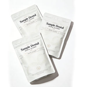 Goedkope plastic aligner zakjes met logo, lage minimale bestelhoeveelheid, voor tandenstokers, verpakking, ziplock zakje - Product Image 1