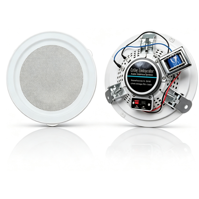 Iron Ceiling Speaker, Fixed Pressure Ceiling Speaker, 6-inch Public Broadcasting Ceiling Speaker