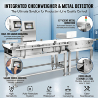 Báscula transportadora en línea de alta velocidad para control de peso en envasado de alimentos |   Máquina Verificadora de Peso Dinámico con Precisión de 0.1g CVW-400 OEM
