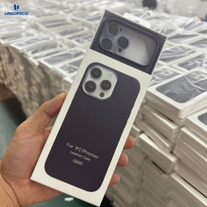 Funda de Cuero Oficial para <span class=keywords><strong>iPhone</strong></span> 17 Pro, Funda para <span class=keywords><strong>iPhone</strong></span> 17, Funda Trasera para <span class=keywords><strong>iPhone</strong></span> 13 Pro Max - Product Image 1