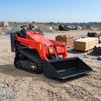 Mini-chargeuse sur chenilles Kade TS1000 avec moteur Kubota Euro5/EPA et pompe hydraulique - Prix réduit