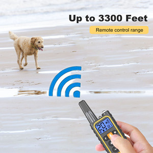IP67 Waterproof Nylon Webbing E <strong>Collar</strong> Remote Control Bee Vibration <strong>Dog</strong> <strong>Shock</strong> <strong>Collar</strong> With LED Lighting for Training - Product Image 3