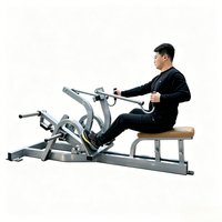 Appareil de musculation professionnel en acier pour la poitrine et le dos, avec système de traction par corde, réglable et sécurisé pour les exercices des épaules