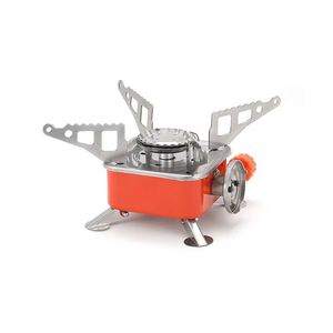 Portable Ultra-Light Stainless Steel Gas Cooktop Mini Square Butane-Fueled for Outdoor Activities-for <b>Camping</b> <b>Hiking</b> Travel - Product Image 5