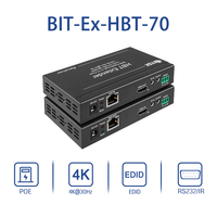 Extenseur HDBaseT 4Kx2K non compressé 100m, architecture purement matérielle, conception sans ventilateur pour des projets multi-écrans à latence nulle
