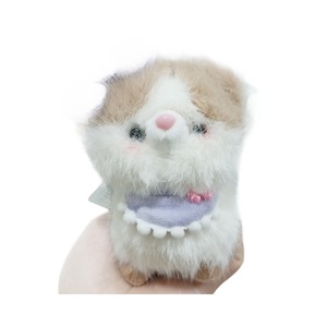 سلسلة مفاتيح على شكل دمية قطة لطيفة قابلة للسمور ، حقيبة لعبة قطيفة ناعمة ، تقنيات من القطن PP المغسول لتخفيف التوتر في المناسبات السنوية بالجملة - Product Image 5