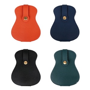 Pochette pour plectres de guitare, sac de transport souple en matériau Pu, étui de rangement Portable pour plectres de guitare basse - Product Image 4