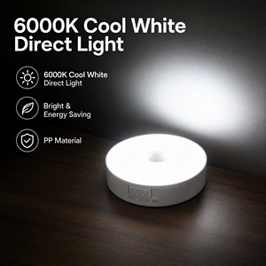 <b>Wireless</b> Rechargeable Motion Sensor LED Night <b>Light</b> Type-C Magnetic Wall <b>Light</b> for Closet Cabinet - Product Image 5