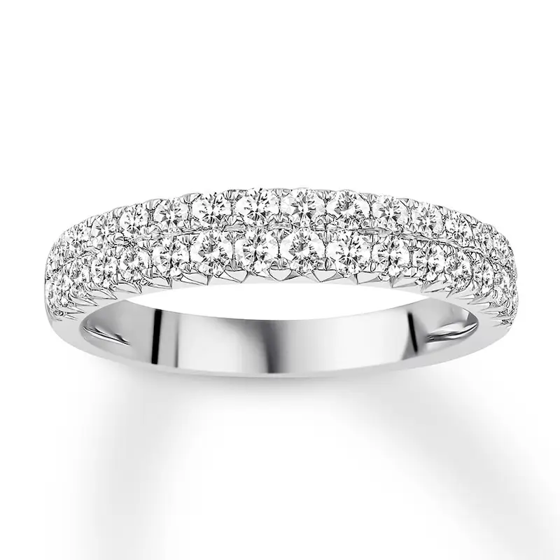 शादी की सगाई के गहने 925 स्टर्लिंग सिल्वर व्हाइट गोल्ड घन Zirconia अंगूठी चक्र अंगूठी