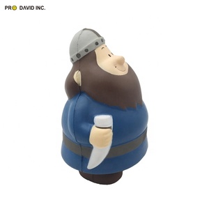 <b>Squeeze</b> Toys PU Foam Anti Stress <b>Ball</b> Herr Bert Wikinger Shaped PU Stress Reliever - Product Image 2