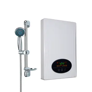 Aquecedor elétrico instantâneo do banheiro, baixo preço, água ce ipx4, botão de toque, montado na parede, chuveiro, aquecedor de água
