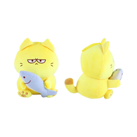 Vente en gros chaton personnalisé de 8 pouces animaux en peluche design original super doux en peluche PP coton anti-stress inspiré Animal Crossing