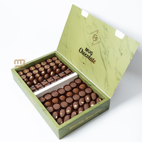 Boîte en papier personnalisée de luxe décorée pour le Ramadan, avec date verticale, pour dattes et chocolats, emballage alimentaire durable OEM promotionnel, idéale pour Dubaï
