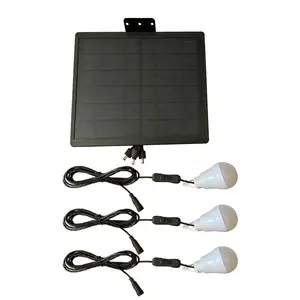 Waterproof with 3m cable solar emergency light solar lighting kit for outdoor lighting