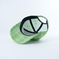 Yukaihe Fabrikant Hoge Kwaliteit Op Maat Gemaakte Petten met 3D Borduurlogo, Opdruk, Geruite Materiaal, Baseballpetten.