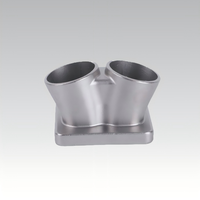 Coudes carrés en fonte robuste de 90 degrés sur mesure pour systèmes d'échappement de machines et applications industrielles – Commandes en gros