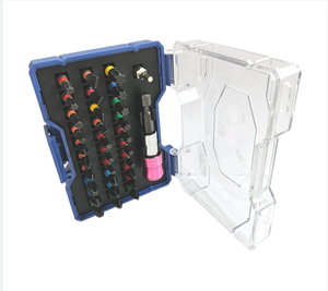 32pcs nhà máy S2 chất liệu chất lượng cao trình điều khiển từ screwdriver bit, Số liệu, chéo, Plum Blossom công cụ thiết lập - Product Image 5