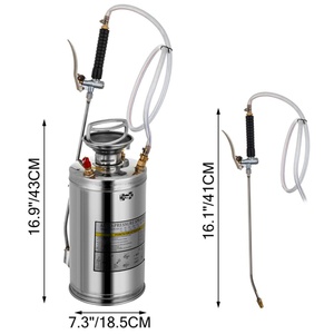 1.5Gallon (6L) Stainless Steel Handheld Pumped Pest Control <b>Sprayer</b> for Garden - Product Image 2