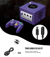 Câble d'extension pour manette de jeu pour Nintendo Wii NGC GC Controller Nintendo Gamecube Wii Classic Controller