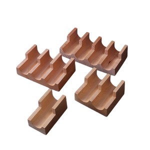Soporte de Madera Sólida en Forma de U, Estilo Japonés, para <span class=keywords><strong>Sushi</strong></span>, Tacos y Rollos, Ideal para Exhibición en Restaurantes y Buffets (Venta al Por Mayor) - Product Image 5