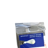Bolsa de gancho para cartel de discapacidad PVC transparente simple tarjeta de discapacidad bolsa de cartel de estacionamiento uso general